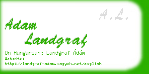 adam landgraf business card